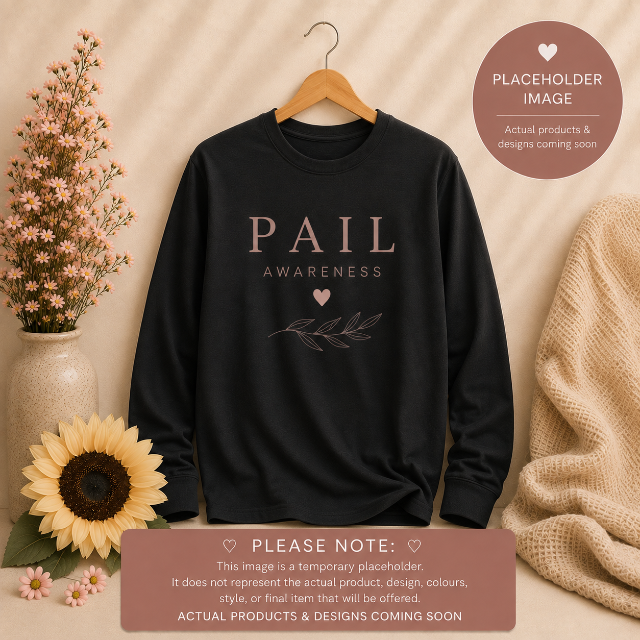 PAIL Awareness Long Sleeve — Coming Soon
